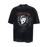 THUG CLUB Rock Graphic Print Oversized T-shirt Front