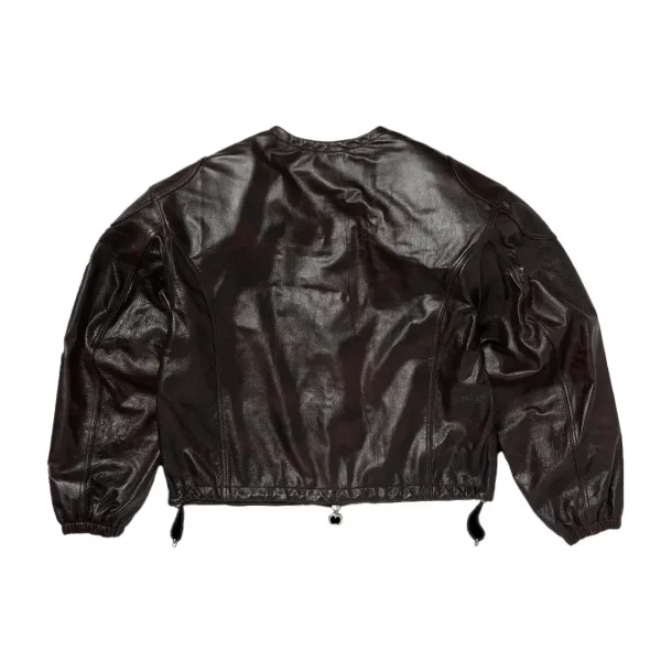 Thug Club Guillotine Leather Jacket Back