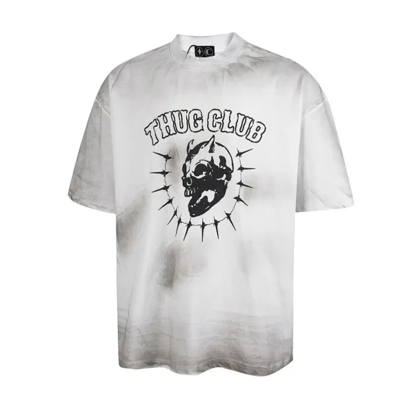 Thug Club VINTAGE RIDING SKULL T-SHIRT Front