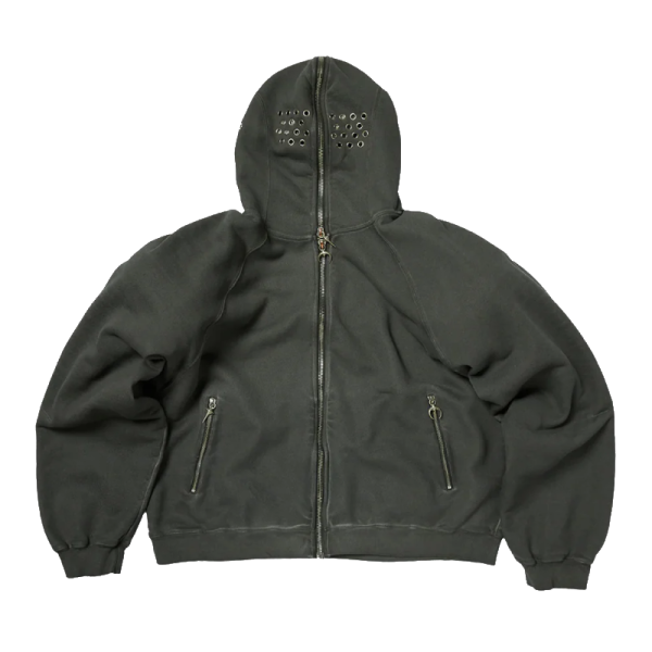 Thug Club Bulk Shoulder Gladiator Zip-up Hoodie Front