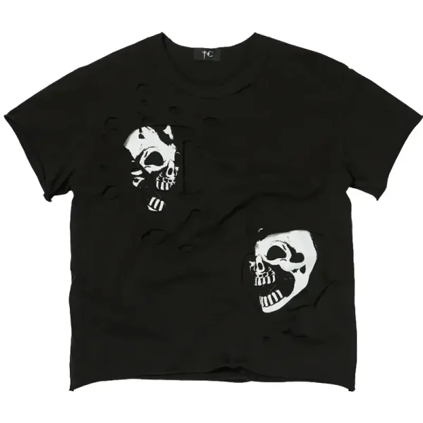 Thug Club Dead Inside Double Layer T-Shirt Front