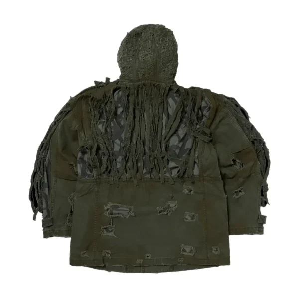 Thug Club PUBG EXCLUSIVE Ghillie Suit Jacket Khaki Back