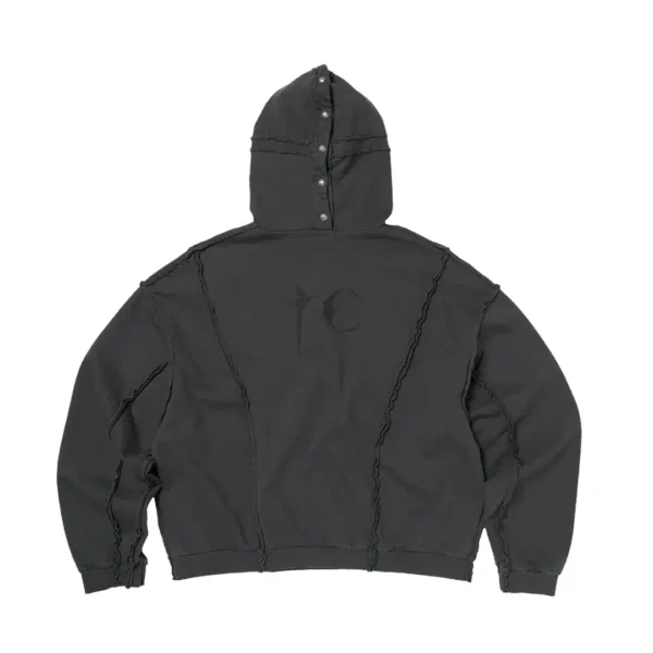Thug Club PUBG Exclusive Scope Hoodie Charcoal Back