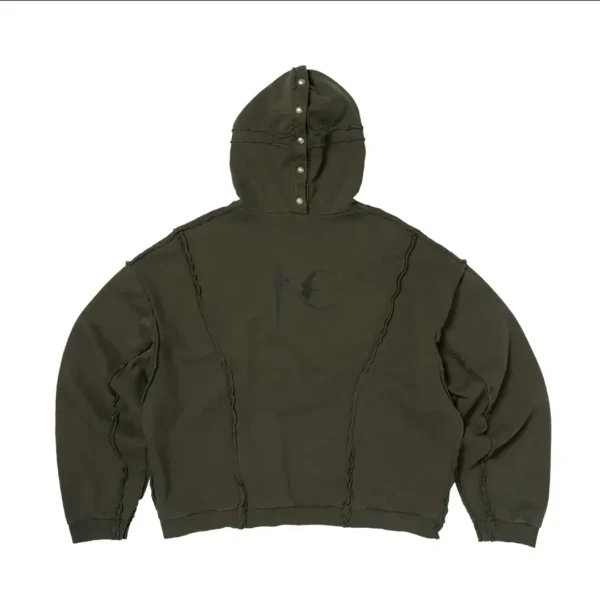 Thug Club PUBG Exclusive Scope Hoodie Khaki Back